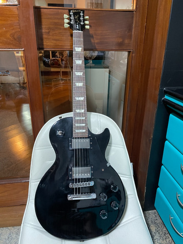 Guitarra Gibson Studio Black Chrome - Relics Naturais-linda