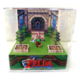 Diorama Cubo 3d - Zelda Ocarina Of Time 2d
