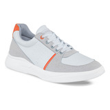 Tenis Titanio Blanco-gris Para Hombre Croydon