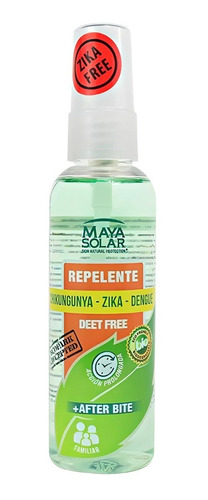 Repelente Mosquitos 100% Natural + Alivio 120ml Maya Solar