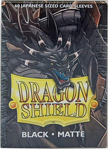 Arcano Tinman Mangas: Dragon Shield Mate Japonesa Negro (60)