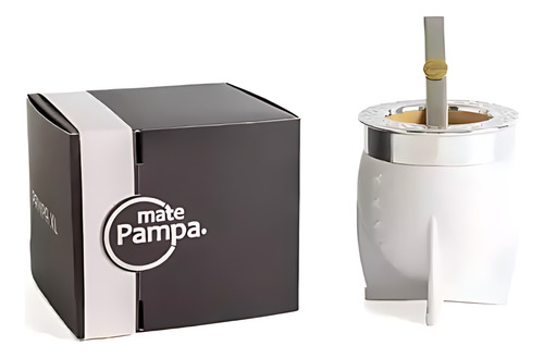 Mate Pampa Imperial Xl Incluye Bombilla Térmico Caja Colores