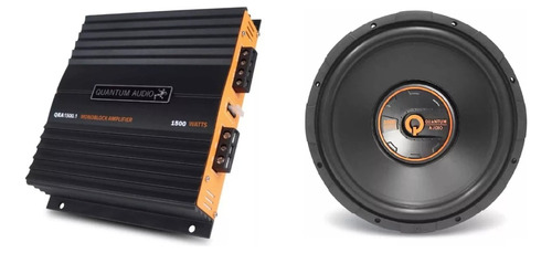 Paquete Subwoofer Quantum Qw100012s4+amplificador Qea500.1