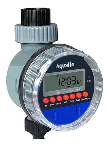 Temporizador Irrigação Digital Timer  Aspersor Fluxo Aqualin