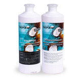 Shampoo Acondicionador Aceite De Coco Y Marula Mav 1000ml 