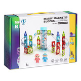 Juego De Bloques De Construcción Magnéticos 3d  75pcs