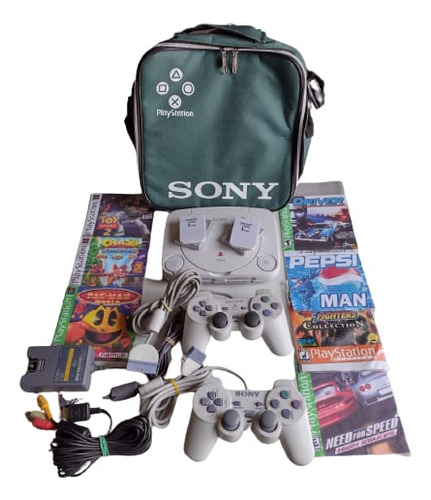 Playstation 1 One Equipado 10 Juegos Al Gusto Lacer Al 100%