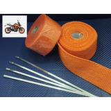 Cinta Termica Para Escape Motos Ktm Naranja 5mtx5cm