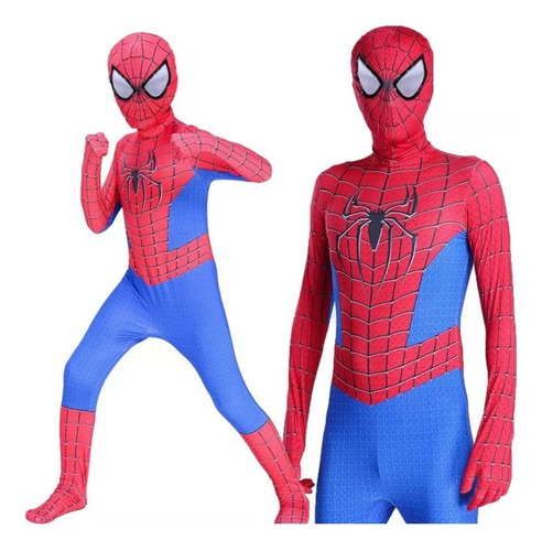 Disfraz De Spider Man Para Niños Con Máscara Para Fanáticos
