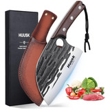 Huusk Japan Knives, Cuchillo De Chef Serbio Mejorado Cuchill
