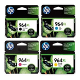 Pack 4 Tintas Hp 964xl Bk/c/m/y Originales 9010 9020 C/iva