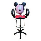 Sillón De Corte Infantil Para Estéticas Mod Mickey Mouse