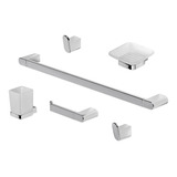 Set Kit Accesorios Baño Peirano Linea 16000 6 Piezas 