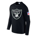 Playera Estilo Raiders,  100% Algodón Clasico Ml