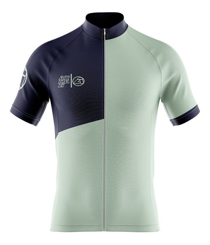 Jerseys Ciclismo Ruta Mtb Hombre Manga Corta Azul Menta