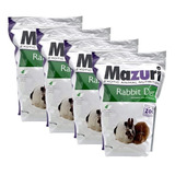 Alimento Mazuri Para Conejo Rabbit Diet 4 Pzs De 1.3 Kg. C/u