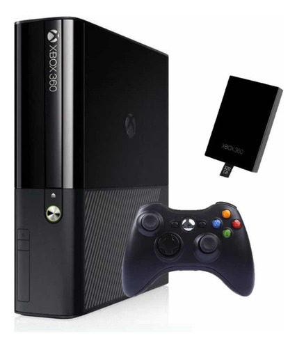 Xbox 360 Slim Mais De 200 Games No Aurora 500gb  Console Rgh Destrav