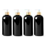 4 Dispensadores - Envase Plástico - Jabón - Shampoo  500 Ml