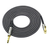 Cable De Audio 6m/20ft Instrumento Musical Guitarra 1/4  Rec