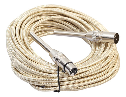 Cable Xlr De 16,4 Pies, Trenzado De Nailon, Macho A Hembra,