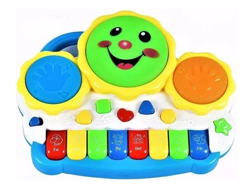 Teclado Piano Musical Bebê Brinquedo Infantil Divertido Sol