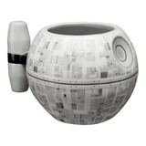 Taza Cafe Star Wars Estrella Muerte Death Star Pintado Mano 