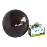  Balón Pilates Yoga + Inflador 55 Cms Ball Negro