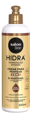 Creme Para Pentear Hidra Salon Line 3 Em 1 Dpantenol 300ml