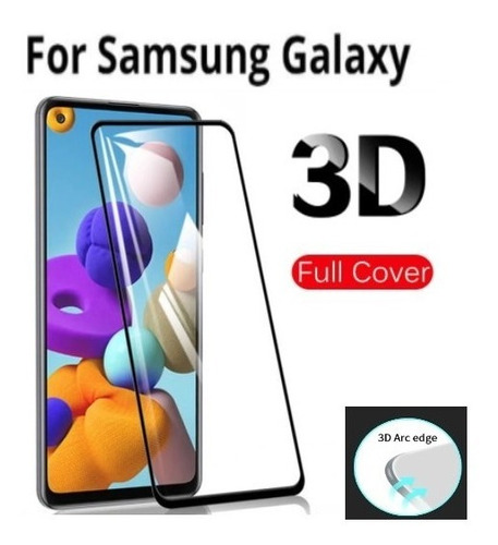 Pelicula 3d Vidro Samsung Galaxy S21 A21s A21 A20s A51