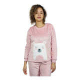 Pijama Calientita Para Mujer En Tela Polar Extra Suave Md 05