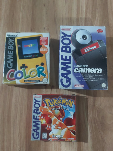 Pokémon Red Gameboy, Gameboy Color Y Gameboy Camera 