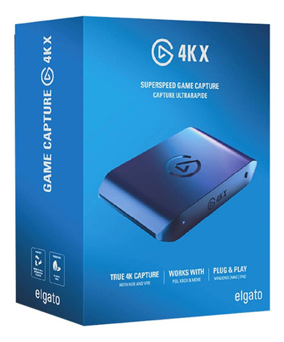 Placa De Captura De Jogos Elgato Elgato 4k X Hdmi 2.1 