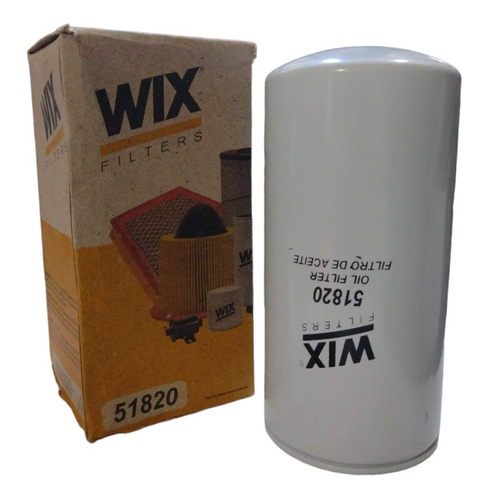 Filtro Aceite Wix 51820 Iveco Dongfeng Jac Case Hino Volvo Foto 2