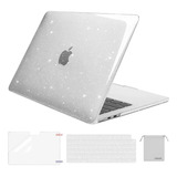 Funda Mosiso Para Macbook Air 13 M2 + C/teclado Glitterc