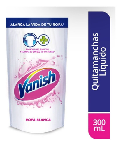 Vanish Quitamanchas Gel-blanco Total 300ml