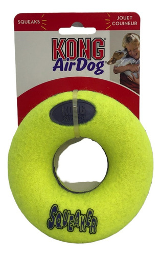 Juguete Para Perro Kong Squeaker Donut  Mediano Con Sonido