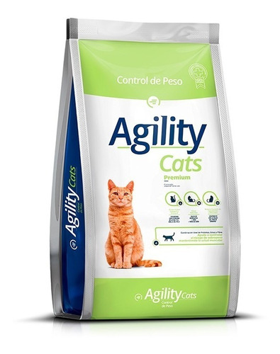 Agility Gato Control De Peso X 10 Kg Kangoo Pet