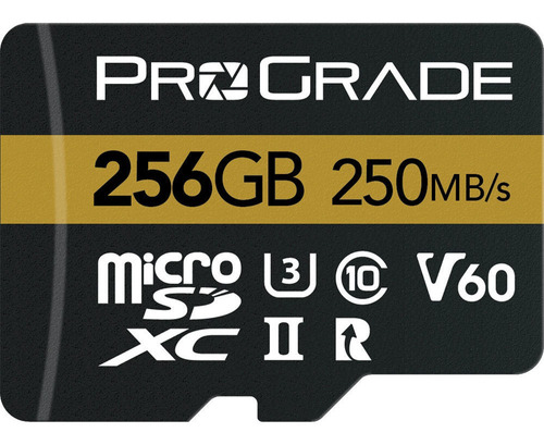 Prograde Digital 256gb Uhs-ii Microsdxc Memory Card With Sd