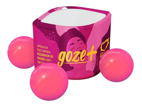 Gel Lubrificante Goze+ Acelerador Orgasmo Bolinhas Explosiva