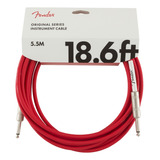 Cable Instrumento Fender Original Series 18.6ft Fiesta Red