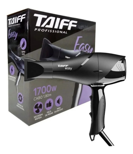 Secador Taiff Profissional 1700w Easy Secador De Cabelo