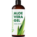 Loción De Gel De Aloe Vera Pura Para La Cara Y La Piel Seca
