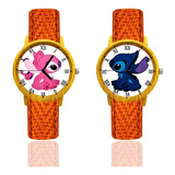 Reloj De Pareja Stitch Y Angel + Estuche Dayoshop