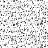 Papel De Parede Branco C/ Notas Musicais Preto Adesivo -1015