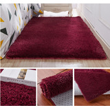 Tapete Para Sala Felpudo Luxo Super Macio 1,00 X 1,50 Shaggy Cor Cp - Rosa Bb