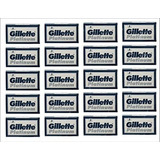 Hojas De Afeitar Gillette Platinum Azul De Doble Borde