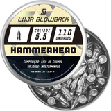 Chumbinho Hamerhead 5,5mm Loja Blowback P/ Carabinas Pressão