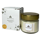 Vela Aromática Premium Baunilha 140g 30h Aromatizada