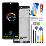 Pantalla Para Samsung A31 A315f Original Con Marco Oled