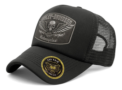 Gorra Trucker Harley Davidson Motores Motorcycles Eva Rain® 